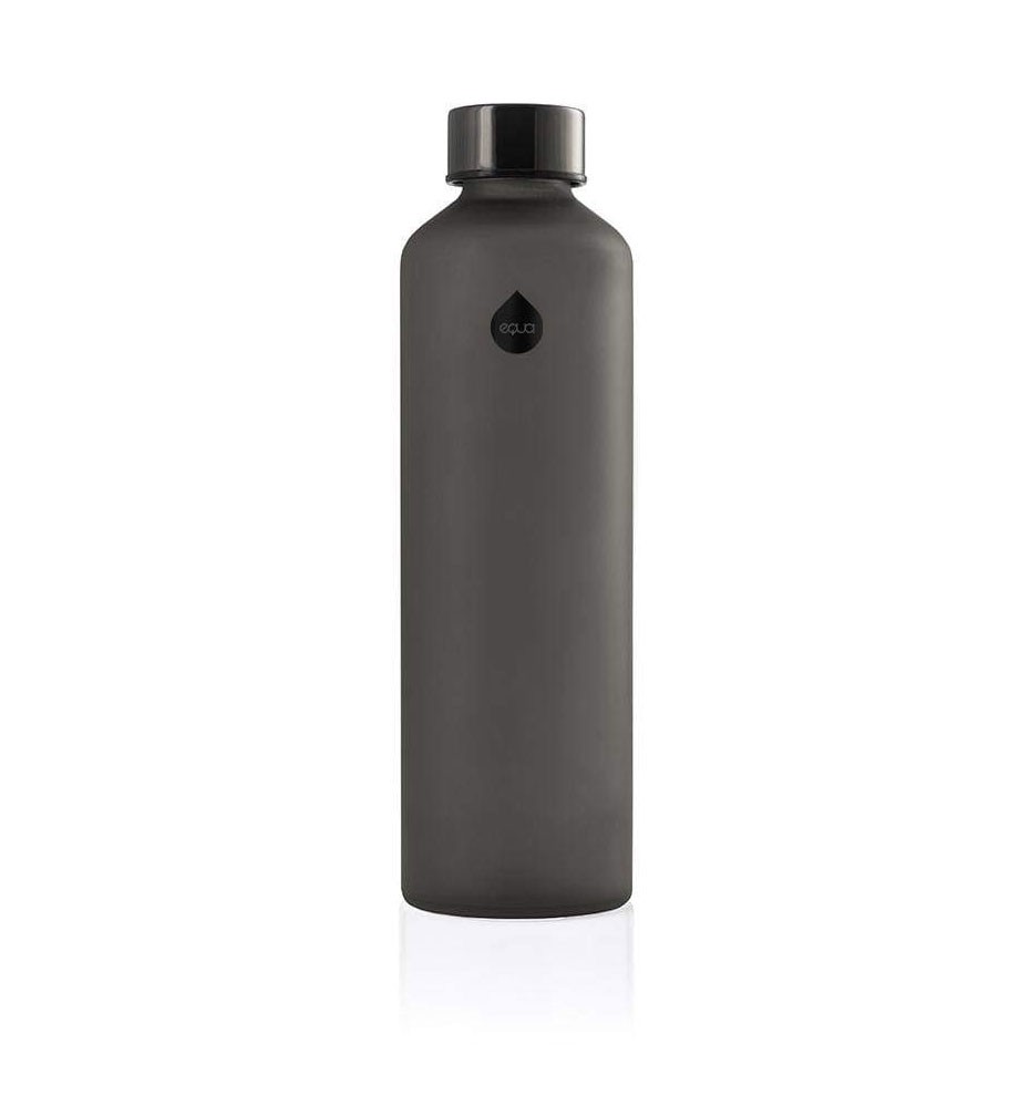 szklana butelka do wody piaskowana equa mismatch ash 750 ml